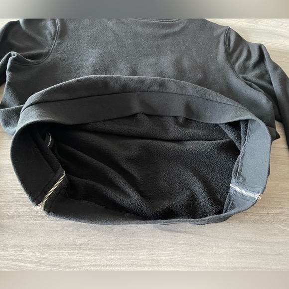 PINK Double Zipper Crewneck Sweatshirt - Size Large - Picture 12 of 14